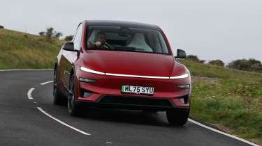 Tesla Model Y - front cornering